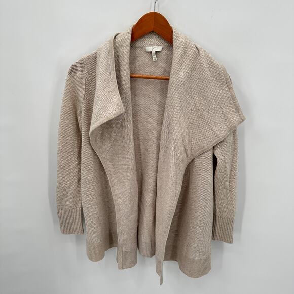 JOIE Ivory Shimmer Open Cardigan Sweater // XS - Picture 1 of 9